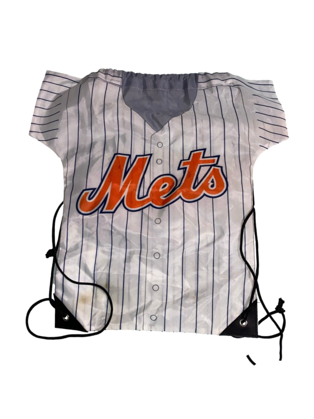 New York Mets Baseball Jersey Style Drawstring Backpack